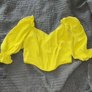 Lime Green Corset Top